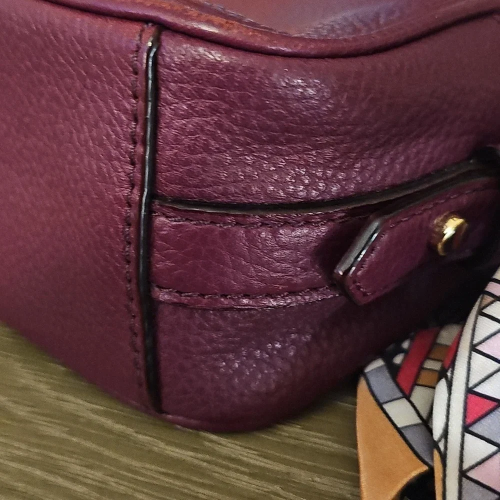 Kate Spade Camera Bag 2 Compartment Maroon